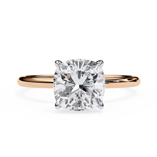 Veloura Cushion Cut 2.56 Carat solitaire Ring