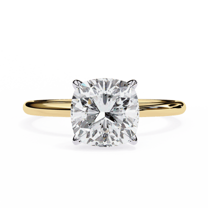Veloura Cushion Cut 2.56 Carat solitaire Ring