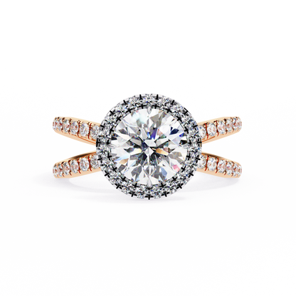 Stardust Round 1.52 Carat Solitaire Ring