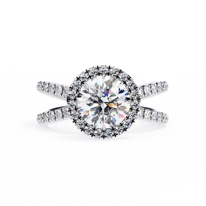 Stardust Round 1.52 Carat Solitaire Ring