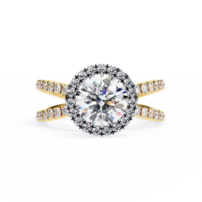 Stardust Round 1.52 Carat Solitaire Ring