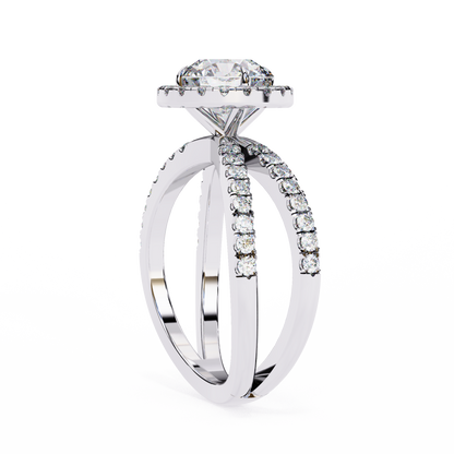 Stardust Round 1.52 Carat Solitaire Ring
