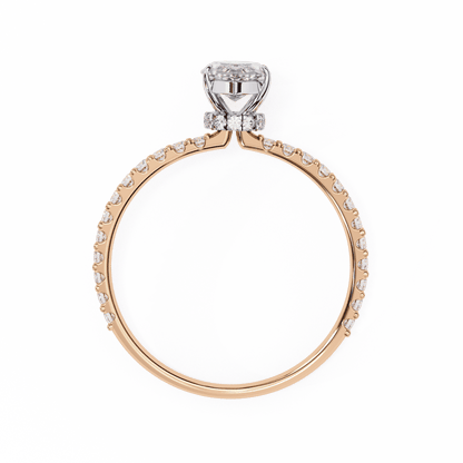Allure Line Marquise Solitaire Ring
