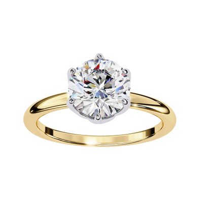 Classy Round 1.56 Carat Solitaire Ring