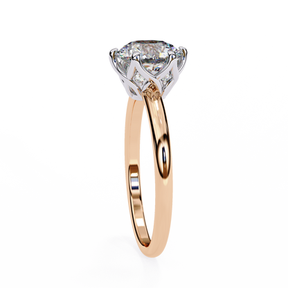 Classy Round 1.56 Carat Solitaire Ring