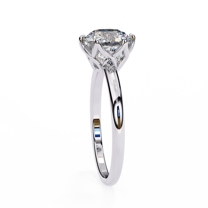 Classy Round 1.56 Carat Solitaire Ring