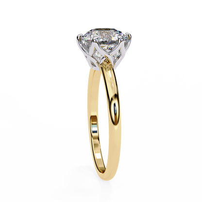 Classy Round 1.56 Carat Solitaire Ring