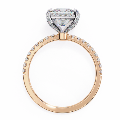 Princess Square Shape 2.03 Carat Solitaire Ring