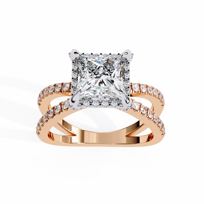 Dragon Princess Cut 2.03 Carat Solitaire Ring