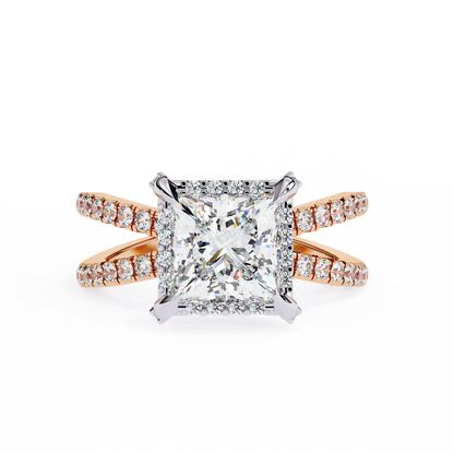 Dragon Princess Cut 2.03 Carat Solitaire Ring
