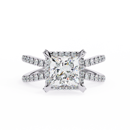 Dragon Princess Cut 2.03 Carat Solitaire Ring
