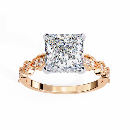 Prism Princess Cut 2.28 Carat Engagement Ring