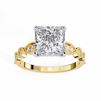 Prism Princess Cut 2.28 Carat Engagement Ring