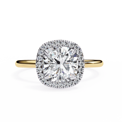 Classic Cushion Cut 1.78 Solitaire Ring