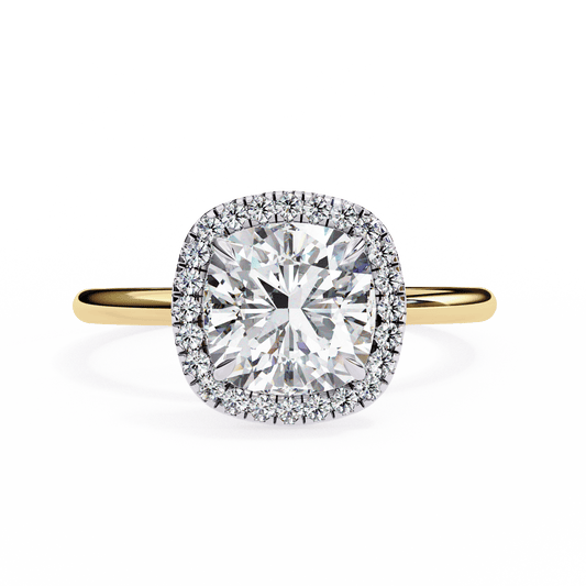 Classic Cushion Cut 1.78 Solitaire Ring