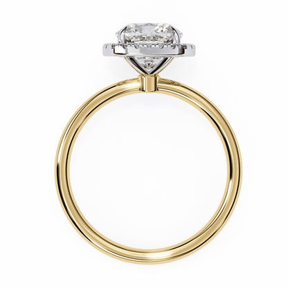 Classic Cushion Cut 1.78 Solitaire Ring