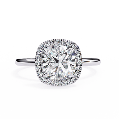 Classic Cushion Cut 1.78 Solitaire Ring