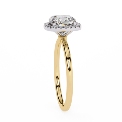 Classic Cushion Cut 1.78 Solitaire Ring