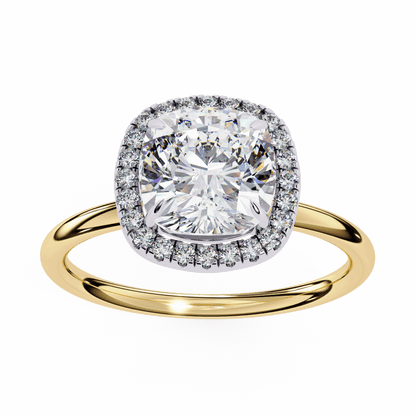 Classic Cushion Cut 1.78 Solitaire Ring