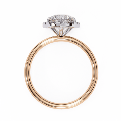 Eterna Round Solitaire Wedding Ring