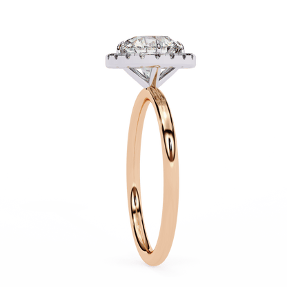 Eterna Round Solitaire Wedding Ring