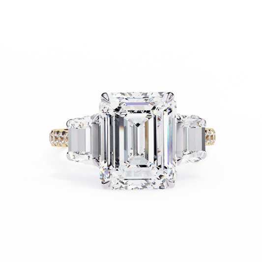 Centre Piece Emerald 3.71 Carat Engagement Ring