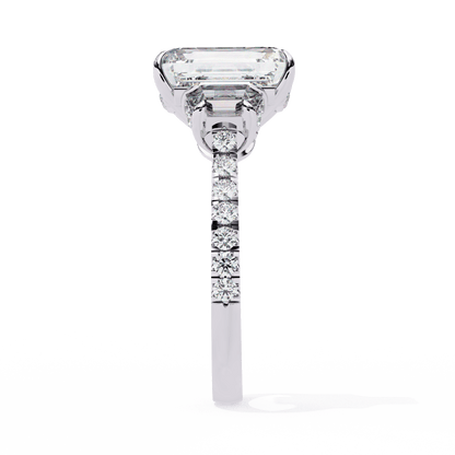 Centre Piece Emerald 3.71 Carat Engagement Ring