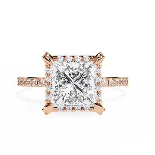Nova Princess Cut 2.03Carat Solitaire Ring