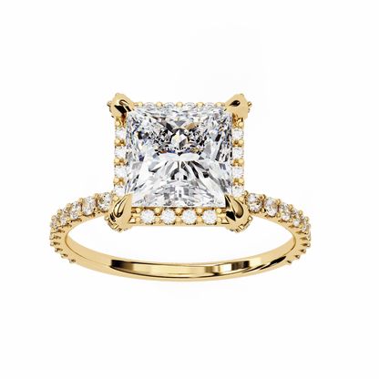 Nova Princess Cut 2.03Carat Solitaire Ring