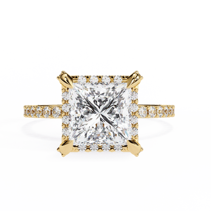 Nova Princess Cut 2.03Carat Solitaire Ring
