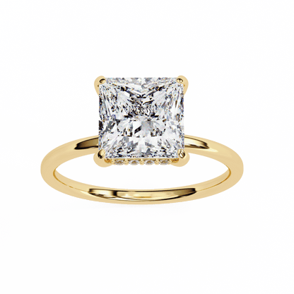 2.28 Carat Princess Cut Solitaire Ring