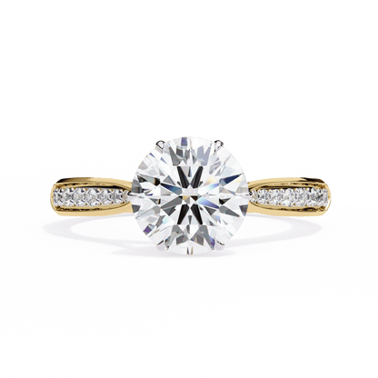 Sparkling Affair Round Solitaire Ring