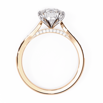 Sparkling Affair Round Solitaire Ring