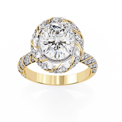 Stunning 2.42 Carat Oval Solitaire Ring