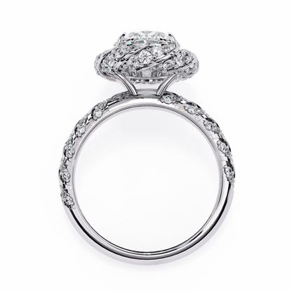 Stunning 2.42 Carat Oval Solitaire Ring