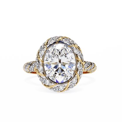 Stunning 2.42 Carat Oval Solitaire Ring
