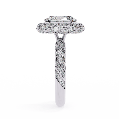 Stunning 2.42 Carat Oval Solitaire Ring