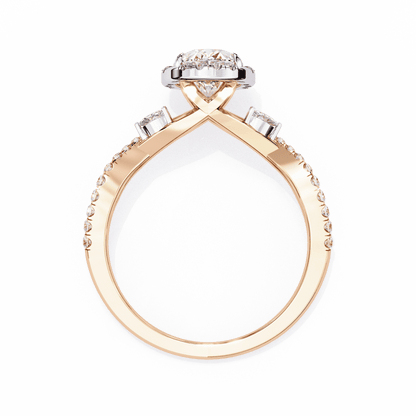 Ivy Bloom Oval Solitaire Ring