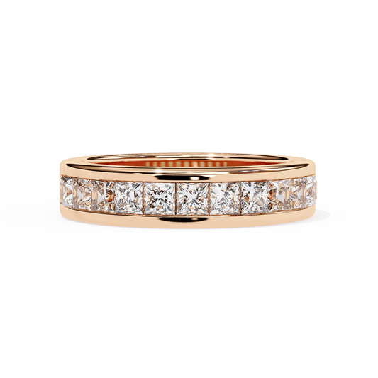 1.07 Carat Princess Diamonds Band