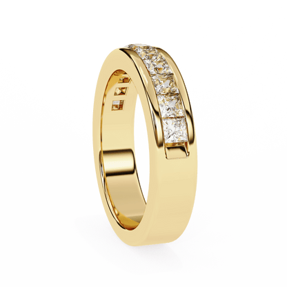 1.07 Carat Princess Diamonds Band