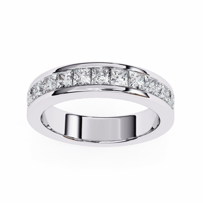 1.07 Carat Princess Diamonds Band