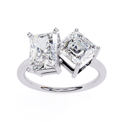 Two to Tango Solitaire Ring
