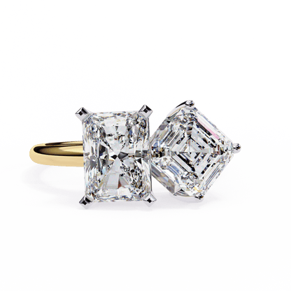 Two to Tango Solitaire Ring