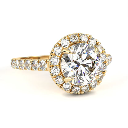 Forever Us 2.92 Carat Round Solitaire Engagement Ring