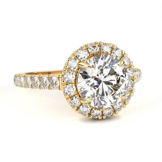 Forever Us 2.92 Carat Round Solitaire Engagement Ring