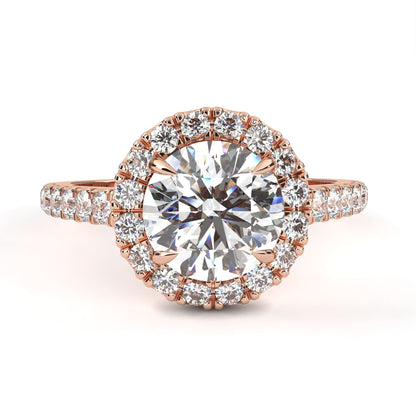 Forever Us 2.92 Carat Round Solitaire Engagement Ring