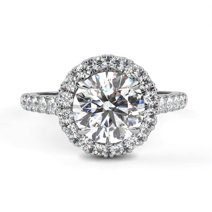 Forever Us 2.92 Carat Round Solitaire Engagement Ring