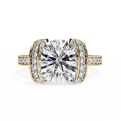 2.92 Carat Round Solitaire Grand Wedding Ring