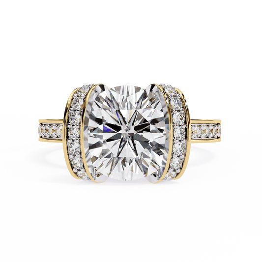 2.92 Carat Round Solitaire Grand Wedding Ring