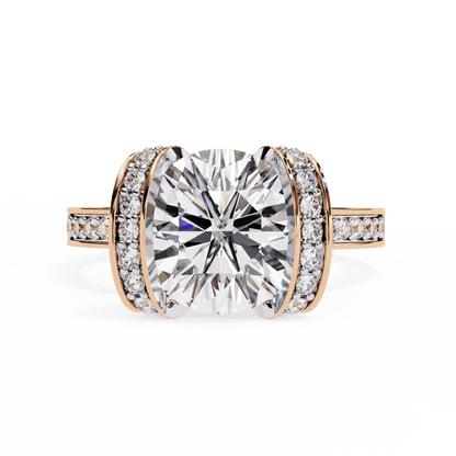 2.92 Carat Round Solitaire Grand Wedding Ring
